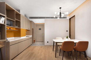 现代简约风餐厅厨房空间