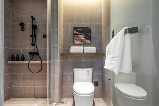 现代简约风格卫生间一角