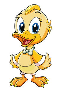 可爱小黄鸭卡通形象