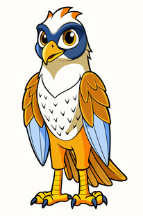 卡通鹰形象