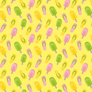 多彩冰淇淋图案背景