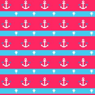 粉色背景锚图案海洋风纹理