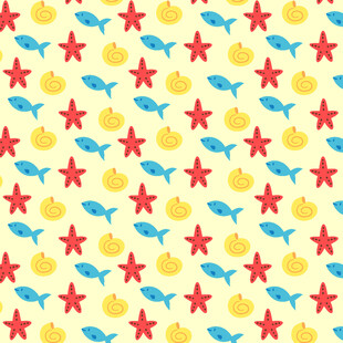 海洋元素图案背景