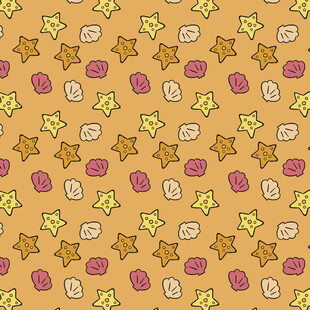 星星铃铛糖果图案背景