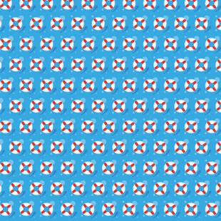 蓝色几何图案无缝背景