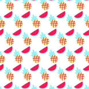 红蓝几何图案重复背景