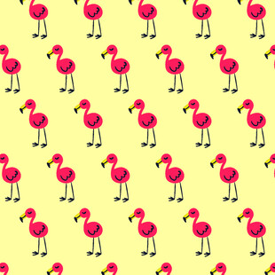火烈鸟图案背景图