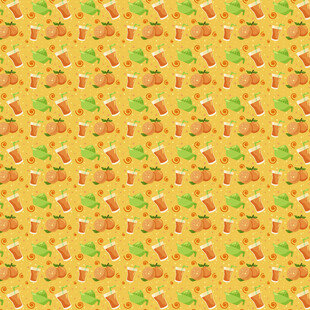 黄色图案背景纹理素材