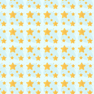 浅蓝色底金色星星图案背景