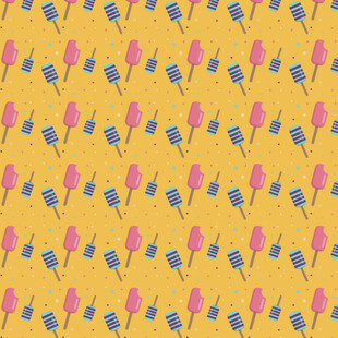 多彩冰淇淋图案背景