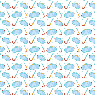 蓝色雨伞图案背景纹理