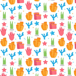 多彩墨西哥风图案元素