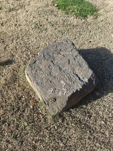 地面上的灰色石块