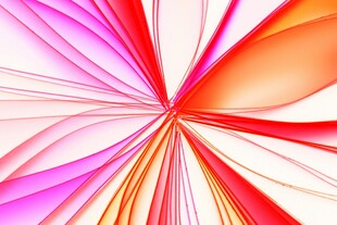 绚丽多彩抽象放射状图案