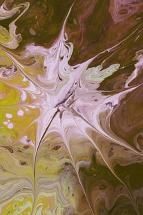 抽象艺术流体色彩画作