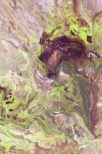 奇幻风格的神秘绿色生物