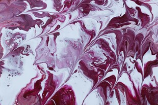 梦幻紫白抽象流体纹理