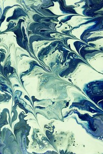 蓝白抽象流体艺术纹理