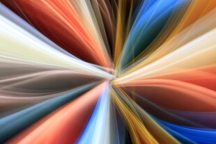 绚丽多彩放射状抽象背景