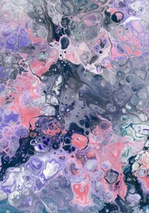 抽象多彩水彩纹理图案