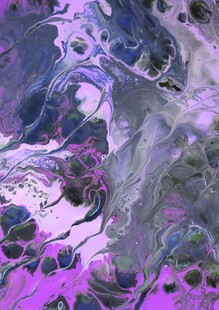 梦幻紫色流体艺术纹理