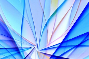 梦幻蓝色抽象线条图案