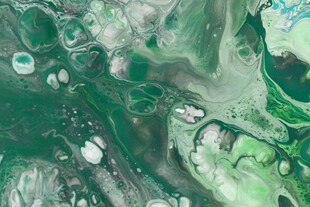 绿色抽象纹理艺术画面