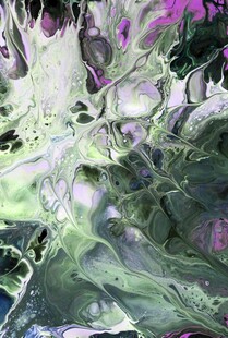 梦幻抽象植物纹理图案