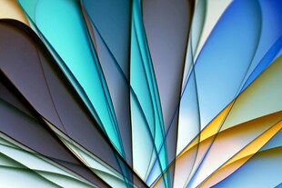 多彩抽象线条艺术图案