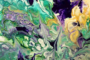 抽象多彩流体艺术画面