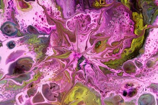 梦幻抽象流体艺术图案