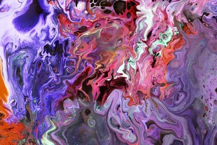 梦幻多彩抽象流体艺术