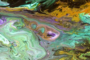 梦幻流体艺术纹理画面