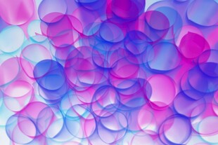 梦幻多彩气泡背景图