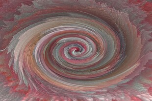 梦幻彩色螺旋纹理图案