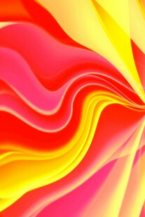 绚丽多彩波浪抽象背景图