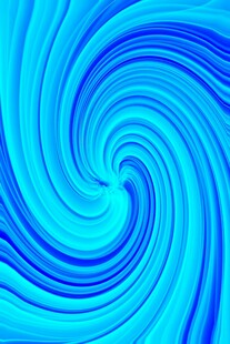 蓝色旋涡抽象艺术图案