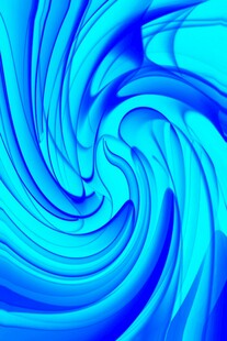 蓝色旋涡抽象艺术图案
