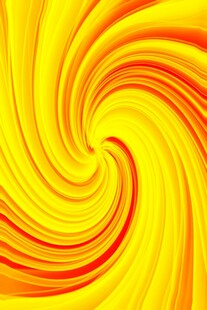 绚丽黄红旋涡抽象背景图