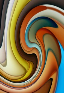 绚丽多彩的抽象流体图案