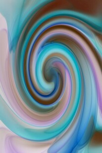 梦幻色彩螺旋抽象图案
