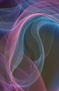 梦幻炫彩流动线条背景