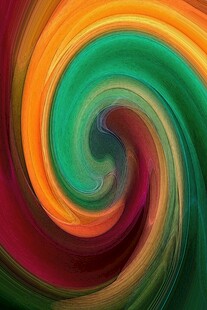 绚丽多彩的螺旋抽象图案