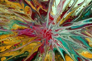 抽象多彩艺术图案