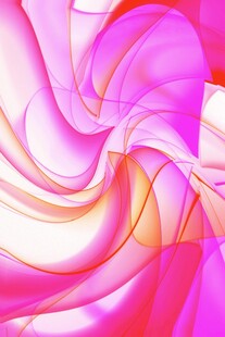 梦幻粉色抽象流动图案