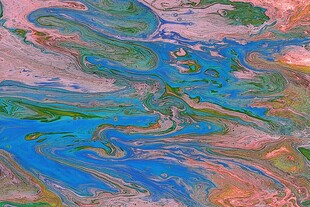 抽象多彩流体艺术纹理