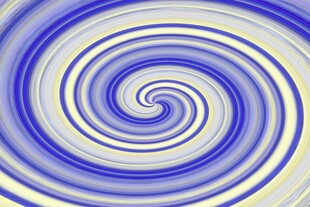 蓝白螺旋抽象图案背景