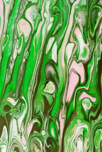 绿色抽象流体艺术纹理