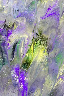 梦幻色彩抽象流体艺术画面