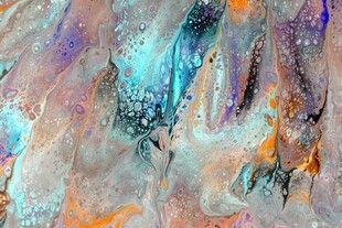 抽象多彩纹理艺术画面